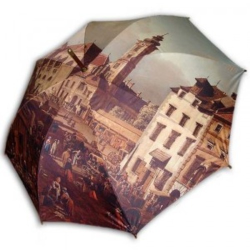 네모네 - 명화 중세비엔나 자동 우산